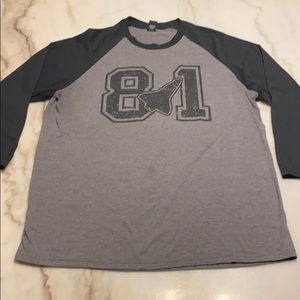 NASA 81 Raglan 3/4 Sleeve T-Shirt - Large